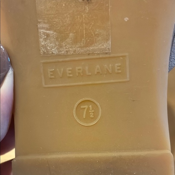 EVERLANE Elegant Mocha Brown Women's Crossover Slide Sandals in Leather - Picture 3 of 3